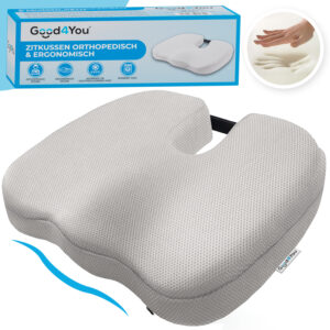 Good4You Zitkussen Orthopedisch & Ergonomisch - Grijs